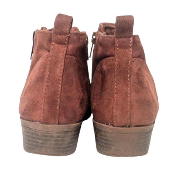 SO Women's Brown Suede Ankle Boots Size 6 - Picture 4 of 5